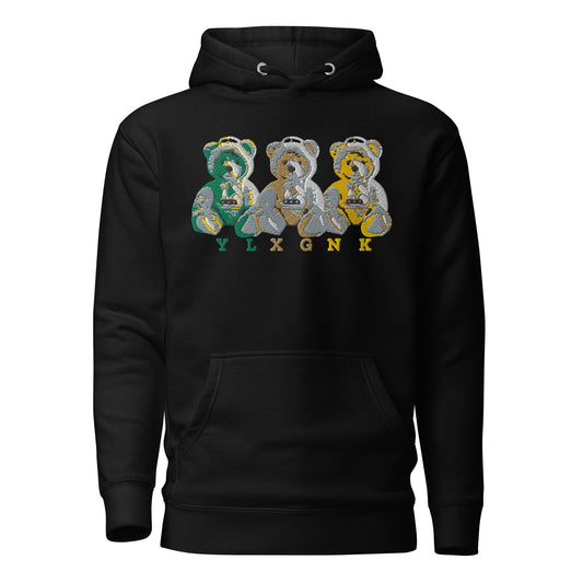 3REE Bear Unisex Hoodie mit Stickerei - 7262195_10779
