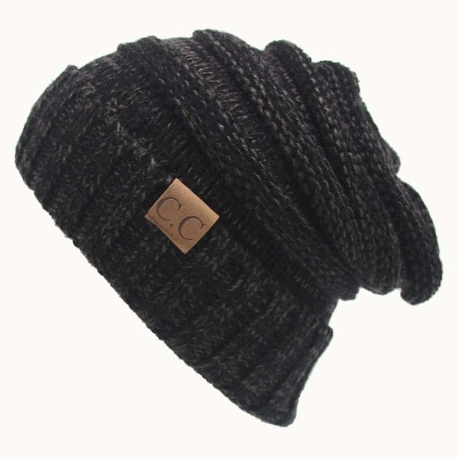 CC Beanies Winter Hat – Knitted Wool Skullies for Men & Women - F5862659AE3843D4922422BCED8E0D0A