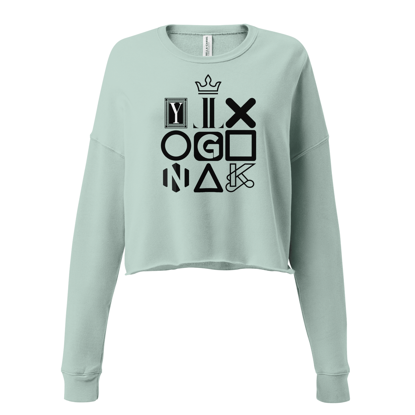 Damen Grafik Crop Sweatshirt β YLXGNK | Bella + Canvas 7503 - Women's Crop Sweatshirt - 9288382_10150