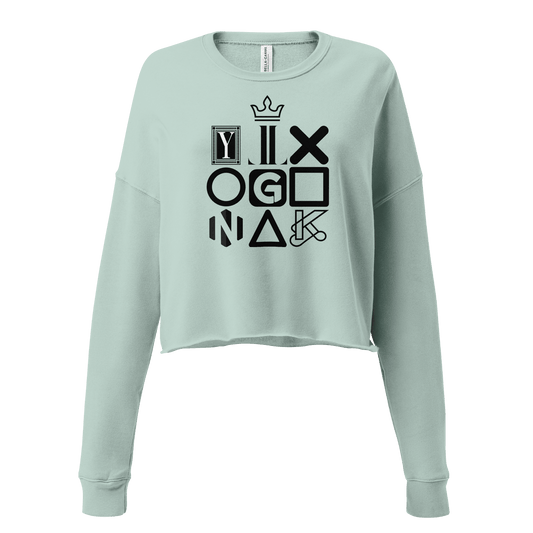 Damen Grafik Crop Sweatshirt – YLXGNK | Bella + Canvas 7503 - Women's Crop Sweatshirt - 9288382_10150