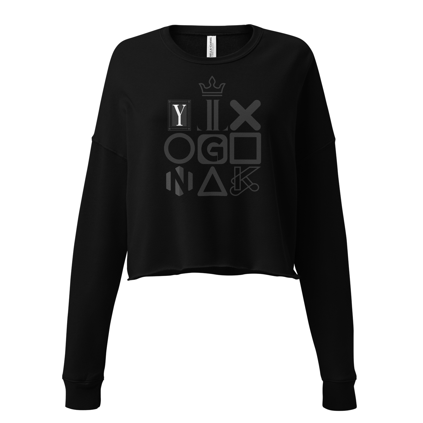 Damen Grafik Crop Sweatshirt β YLXGNK | Bella + Canvas 7503 - Women's Crop Sweatshirt - 9288382_9627