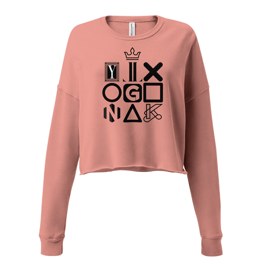 Damen Grafik Crop Sweatshirt – YLXGNK | Bella + Canvas 7503 - Women's Crop Sweatshirt - 9288382_9624