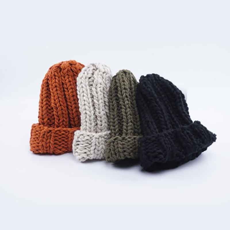 Faux Fur Knitted Beanie Hat – Chunky, Warm Winter Hat for Women - A54106C2C6F347E691CDAF3EF6BD0C49