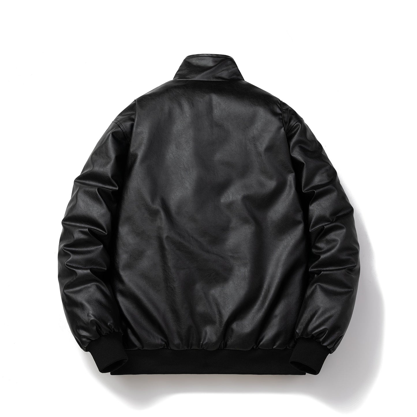 Heavyweight PU Leather Motorcycle Jacket for Men – Autumn & Winter Trend - 507618EA1531418BB8802DBB59CC7673