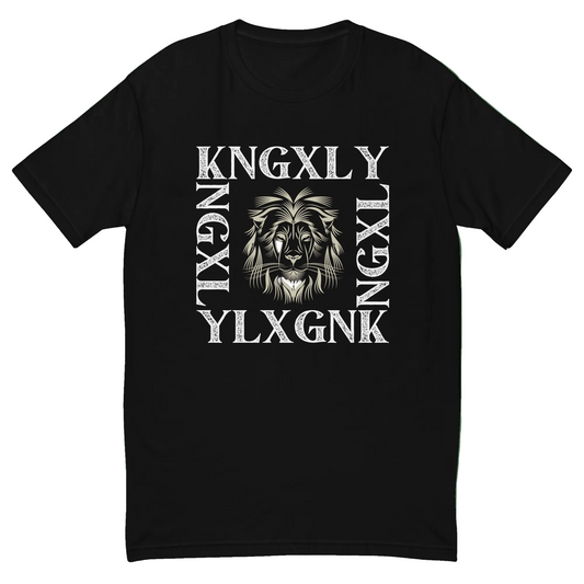 KNGXLY Ultimate Kurzarm - T-Shirt – Auffälliger Löwenkopf & Logo - Print - T-shirt - 9138146_4865