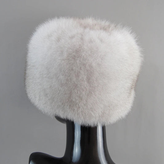 Real Fox Fur Winter Hat – Fluffy Russian Bomber Cap for Women - DEA71CFEF12E4CD6BB5962779C3CDC98