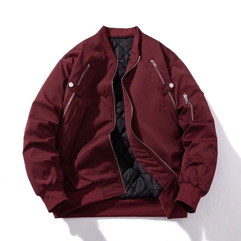 Retro Unisex Baseball Jacket – MA1 Flight Jacket for Autumn & Winter - 8E57B9870BC64F848AE239AF8608DF28