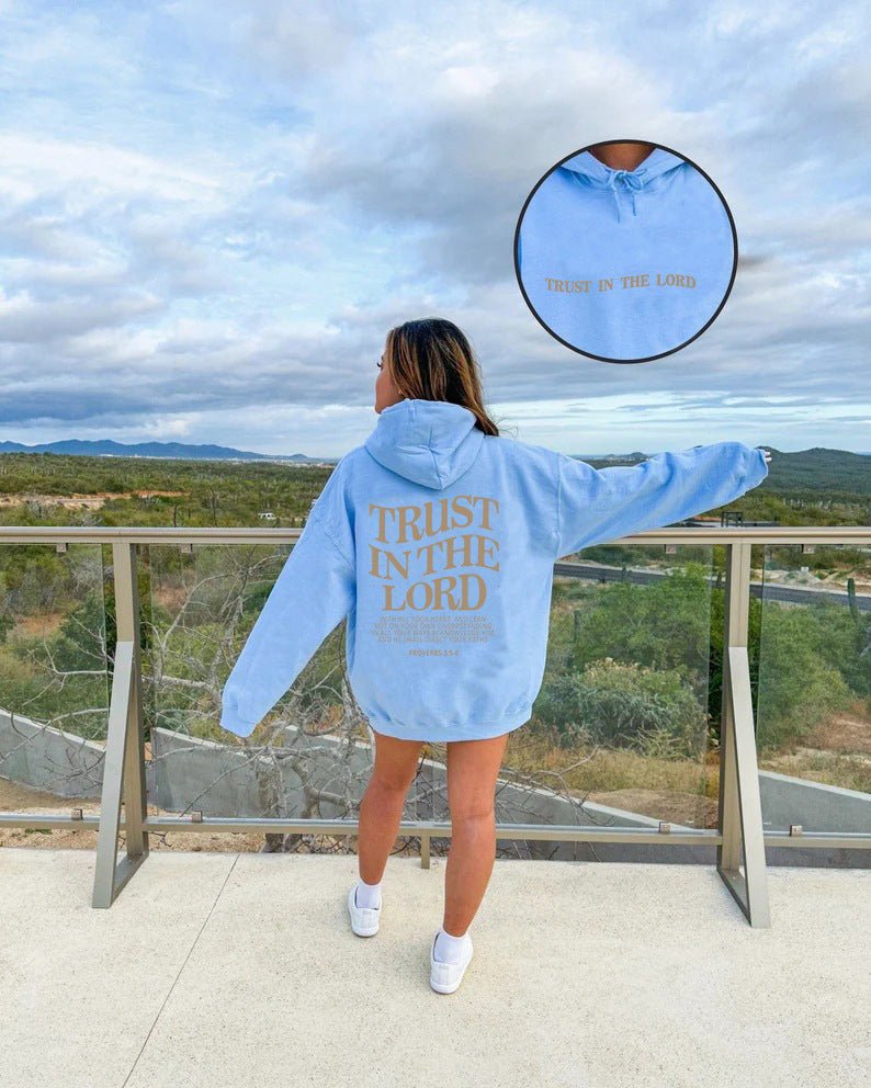 Women's Oversized Pullove Hoodie - Autumn & Winter Fleece Sweatshirt - 52D372B927644700ABF70947FC3FC4A1