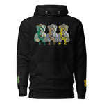 3REE Bear Unisex Hoodie mit Stickerei am Ärmel - 8540746_10779