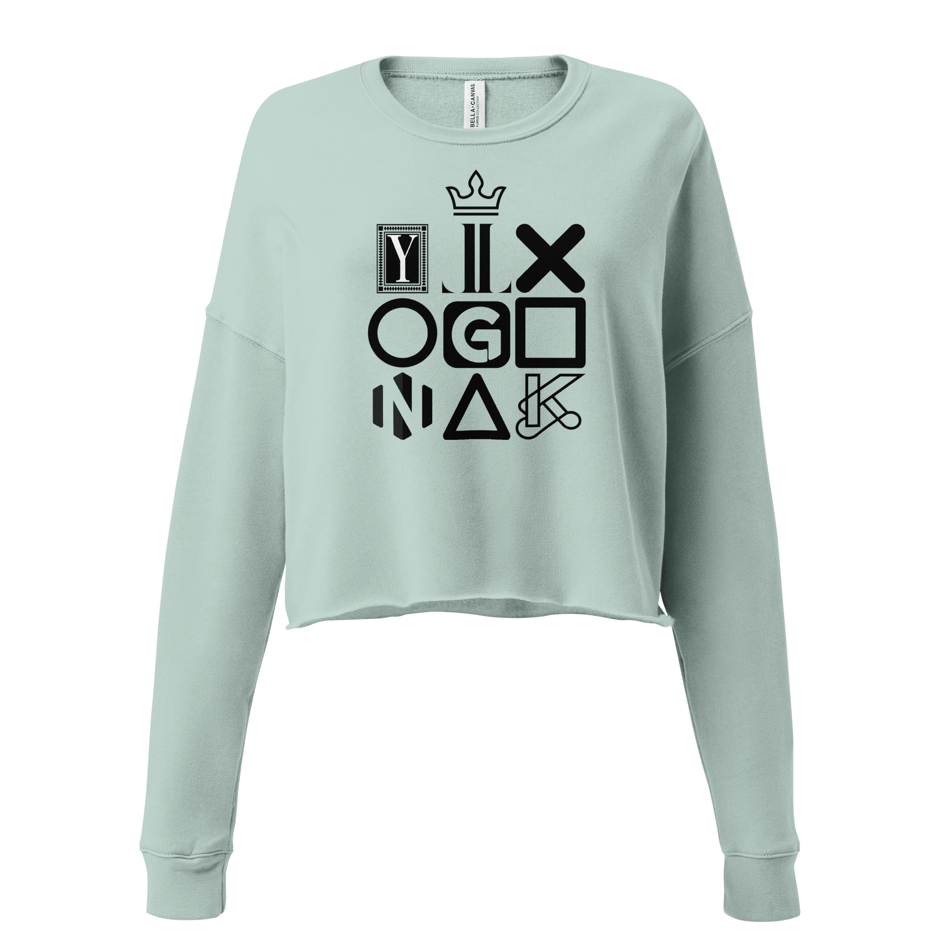 Damen Grafik Crop Sweatshirt – YLXGNK | Bella + Canvas 7503 - Women's Crop Sweatshirt - 9288382_10150
