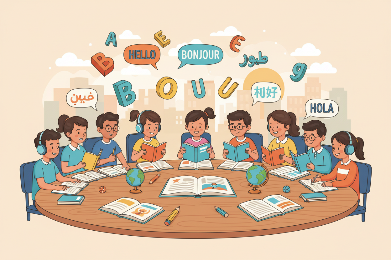 Education learning illustration