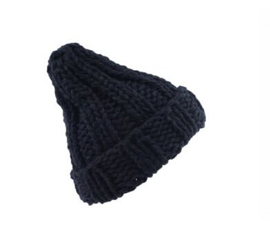 Faux Fur Knitted Beanie Hat – Chunky, Warm Winter Hat for Women - 6A9483B000E94A05BB6546B0A2A4F194