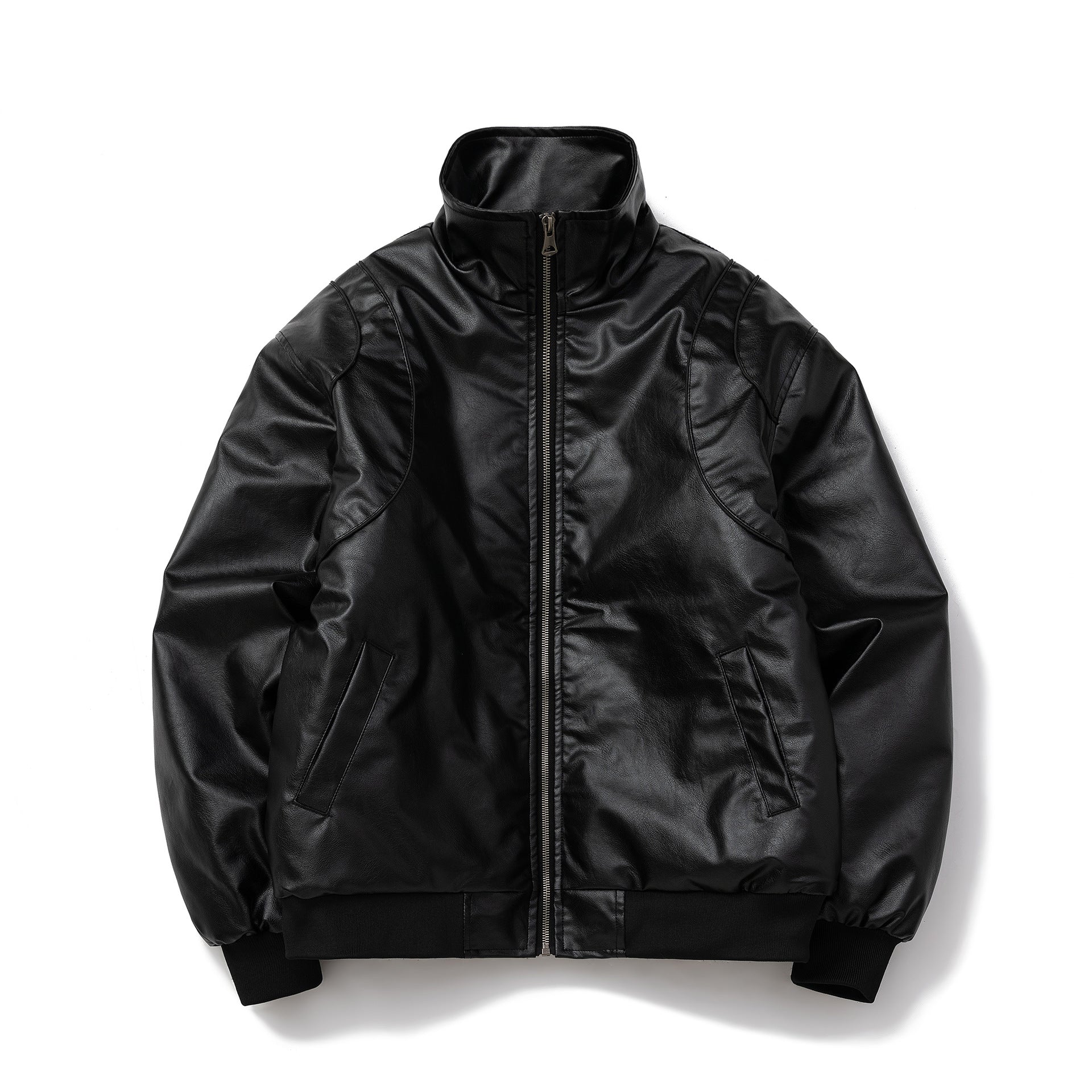 Heavyweight PU Leather Motorcycle Jacket for Men – Autumn & Winter Trend - 507618EA1531418BB8802DBB59CC7673