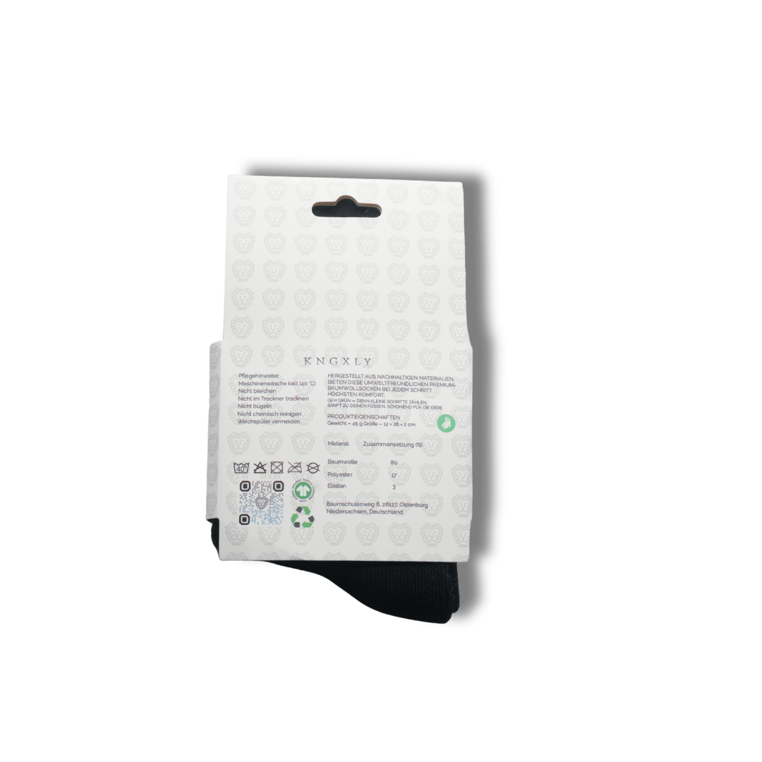 Kids Organic Cotton Athletic Crew Socks – Breathable Sport 5 - 8 Years - 