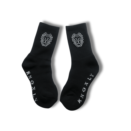 Kids Organic Cotton Athletic Crew Socks – Breathable Sport 5 - 8 Years - 