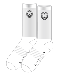 Kids Organic Cotton Athletic Crew Socks – Breathable Sport 5 - 8 Years - 