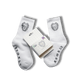 Kids Organic Cotton Athletic Crew Socks – Breathable Sport 5 - 8 Years - 