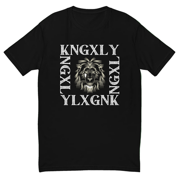 KNGXLY Ultimate Kurzarm - T-Shirt – Auffälliger Löwenkopf & Logo - Print - T-shirt - 9138146_4865