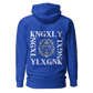 KNGXLY Unisex Hoodie – Auffälliges Löwenkopf - Rückenprint - 5004906_13911