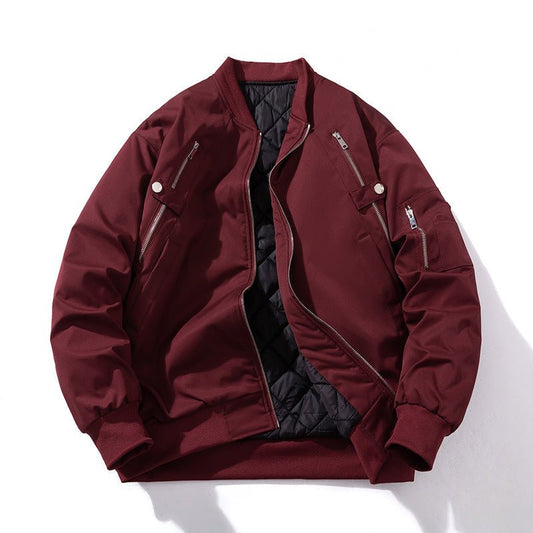 Retro Unisex Baseball Jacket – MA1 Flight Jacket for Autumn & Winter - 8E57B9870BC64F848AE239AF8608DF28